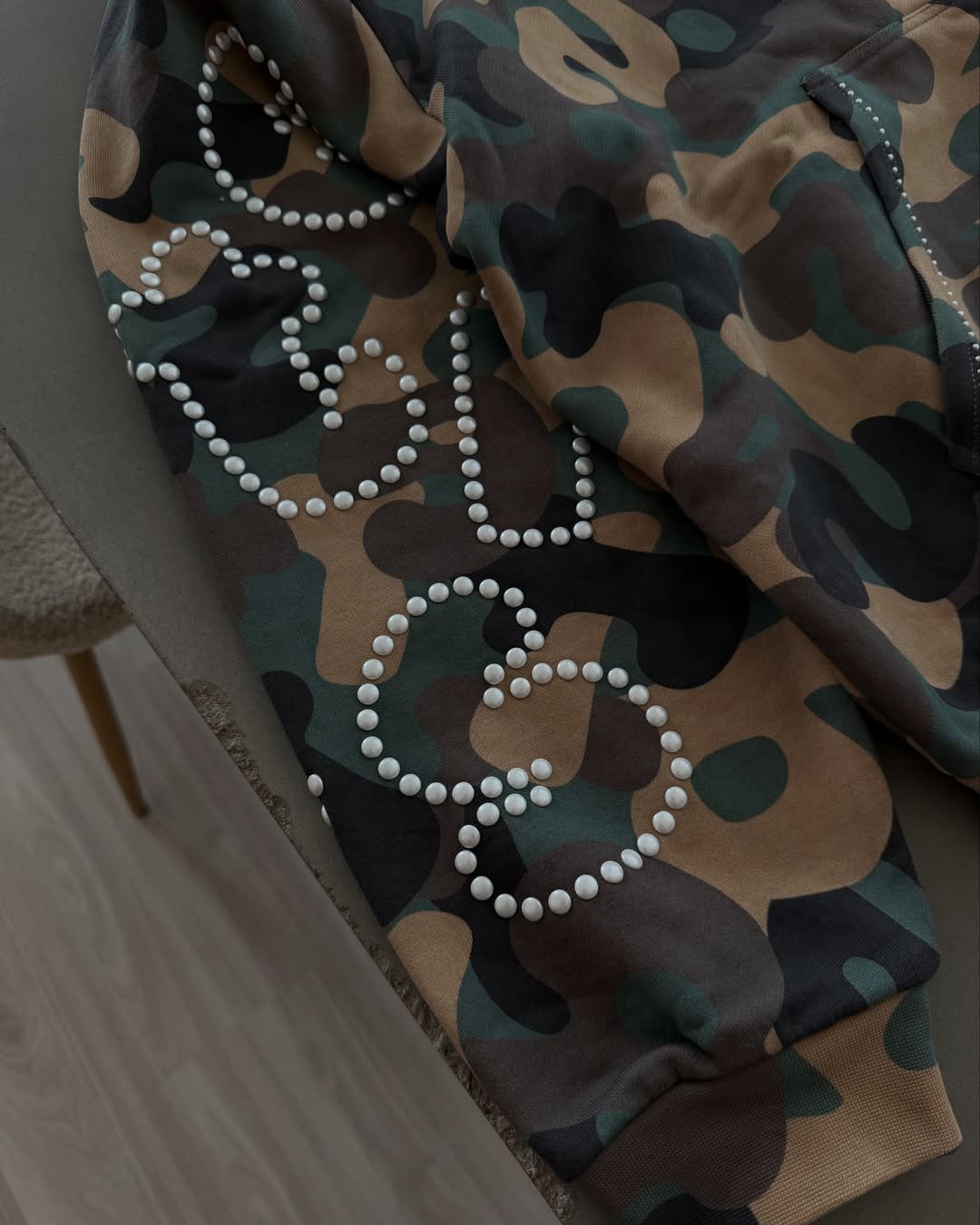 Unisex Camo Zip Up